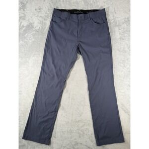 Eddie Bauer Pants Men's 36x32 Blue Adventure Trek Performance Chino Hiking